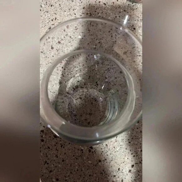 Glass Flower Vase 9" (New) - Picture 2 of 3